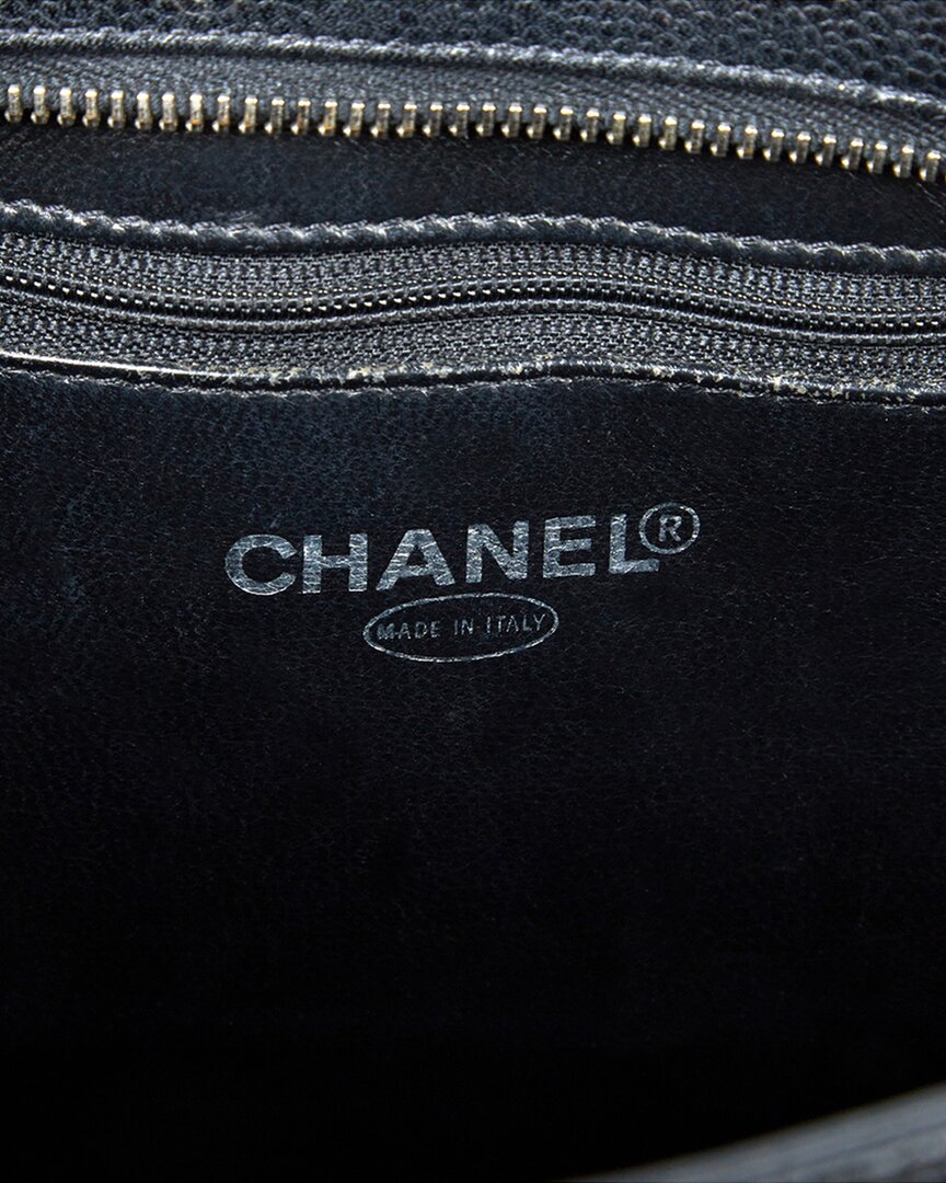 Chanel Black Caviar Leather Medallion Tote Shw ( 1"1 Rep)