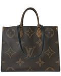 Louis Vuitton Brown Monogram Reverse Coated Canvas Onthego Gm ( Pre-