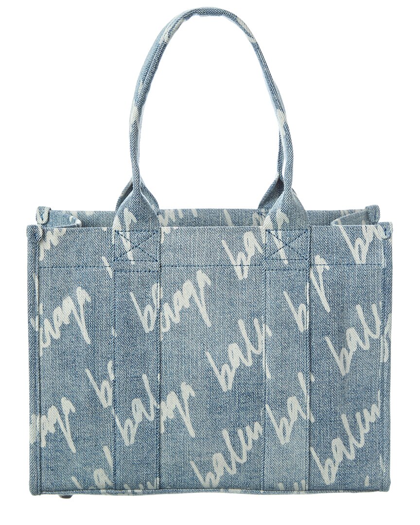 Balenciaga Hardware Small Denim Tote