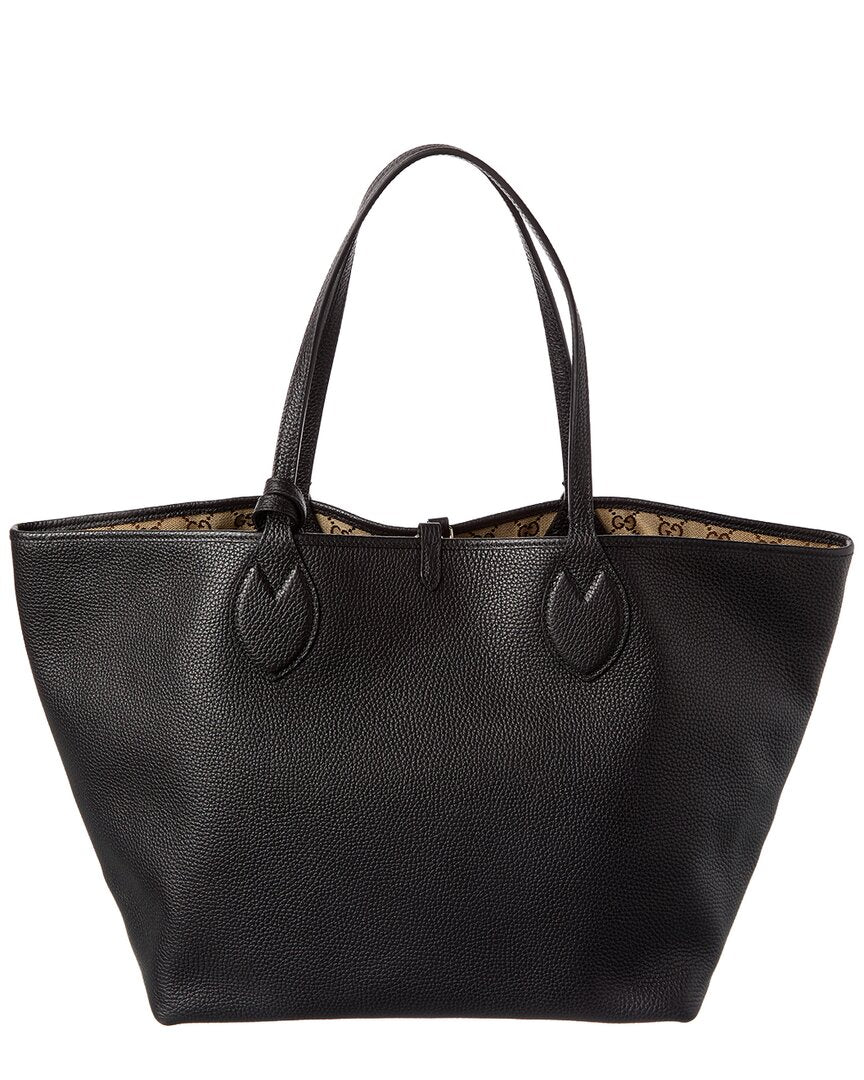 Gucci Totissima Large Reversible Leather & Gucci Canvas Tote