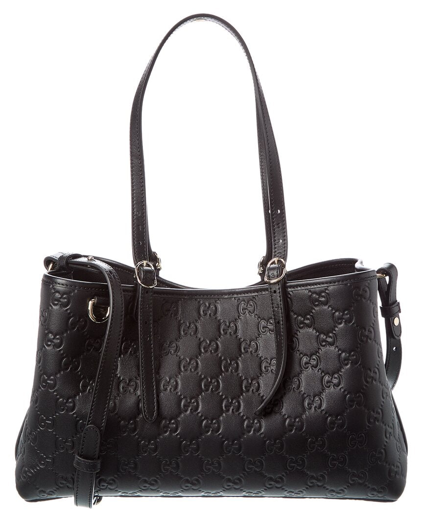Gucci Gucci Emblem Medium Leather Tote