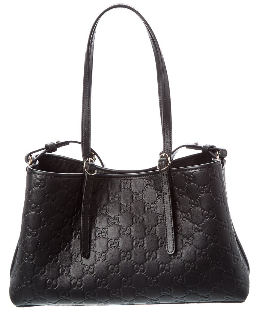 Gucci Gucci Emblem Medium Leather Tote