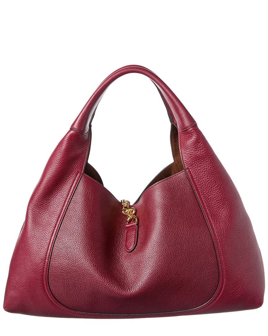 Gucci Softbit Maxi Leather Shoulder Bag