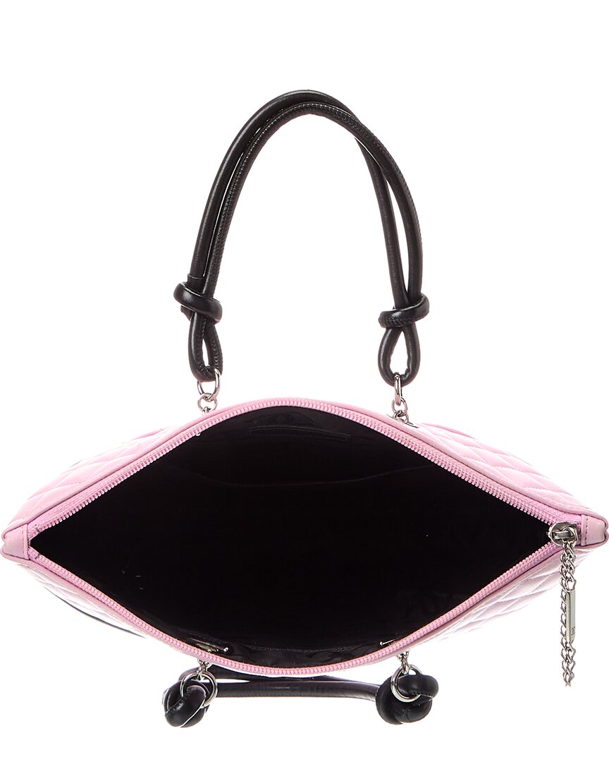 Chanel Black Quilted  Leather Cambon Flat Tote ( 1"1 Rep)