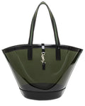 Saint Laurent Cassandre Panier Medium Vinyl Tote