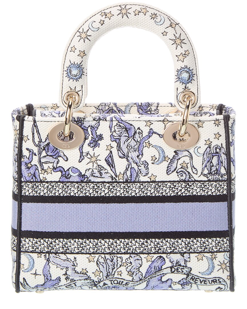 Dior Lady Dior Small Canvas Tote