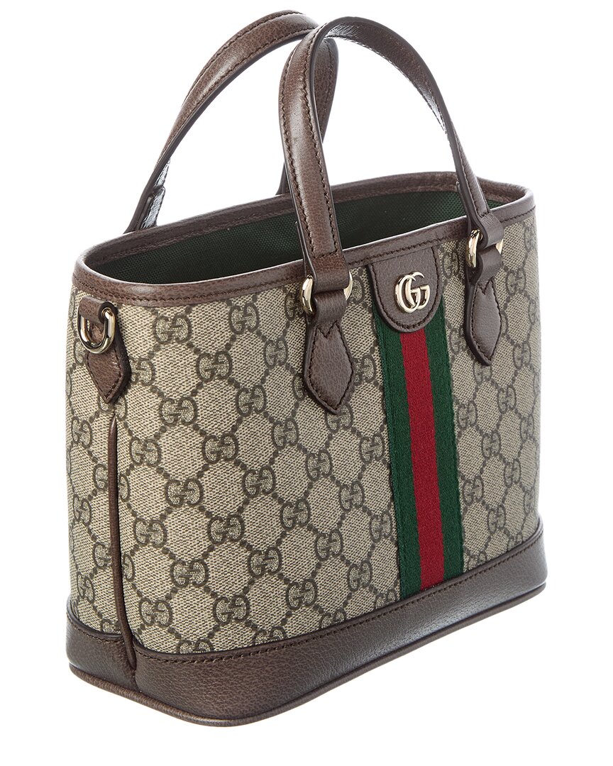 Gucci Ophidia Small Gucci Supreme Canvas & Leather Tote