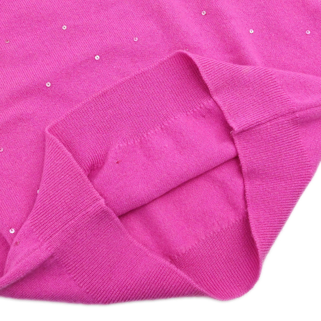 Chanel 1996 Ensemble Cardigan Short Sleeve Top Pink #42