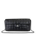 Chanel Black Lambskin Chocolate Bar Quilted East West Classic with SiLouis Vuittoner Hardware