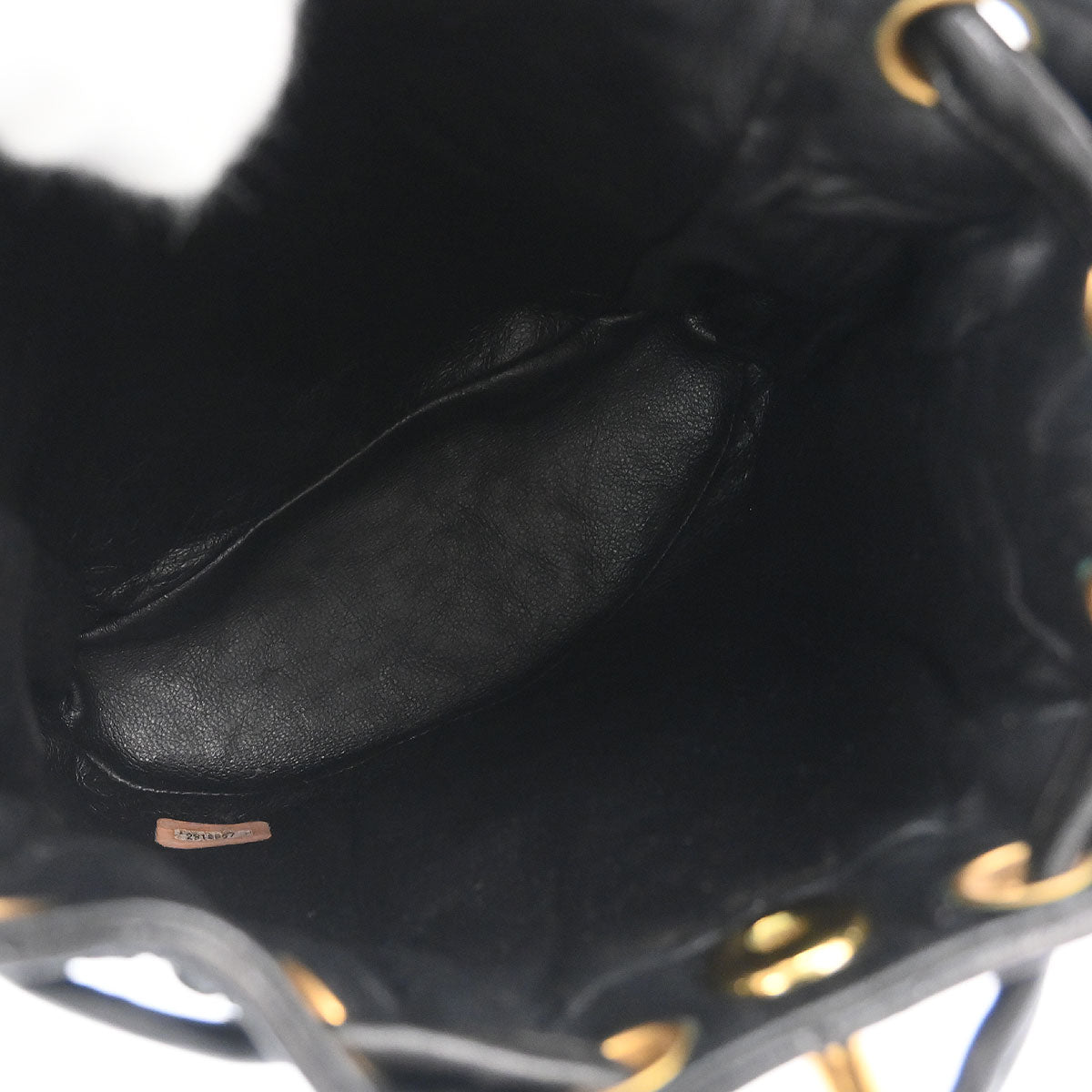Chanel 1991-1994 Black Lambskin Duma Backpack Small