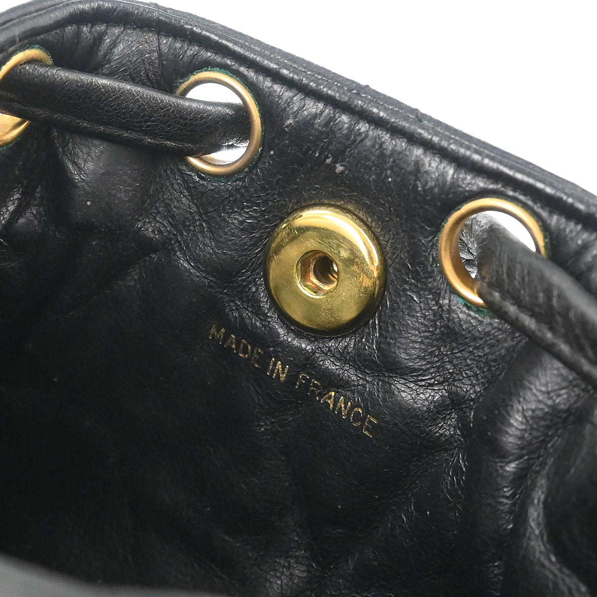 Chanel 1991-1994 Black Lambskin Duma Backpack Small