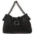 Chanel 2006-2008 Black Lambskin Chain Handbag