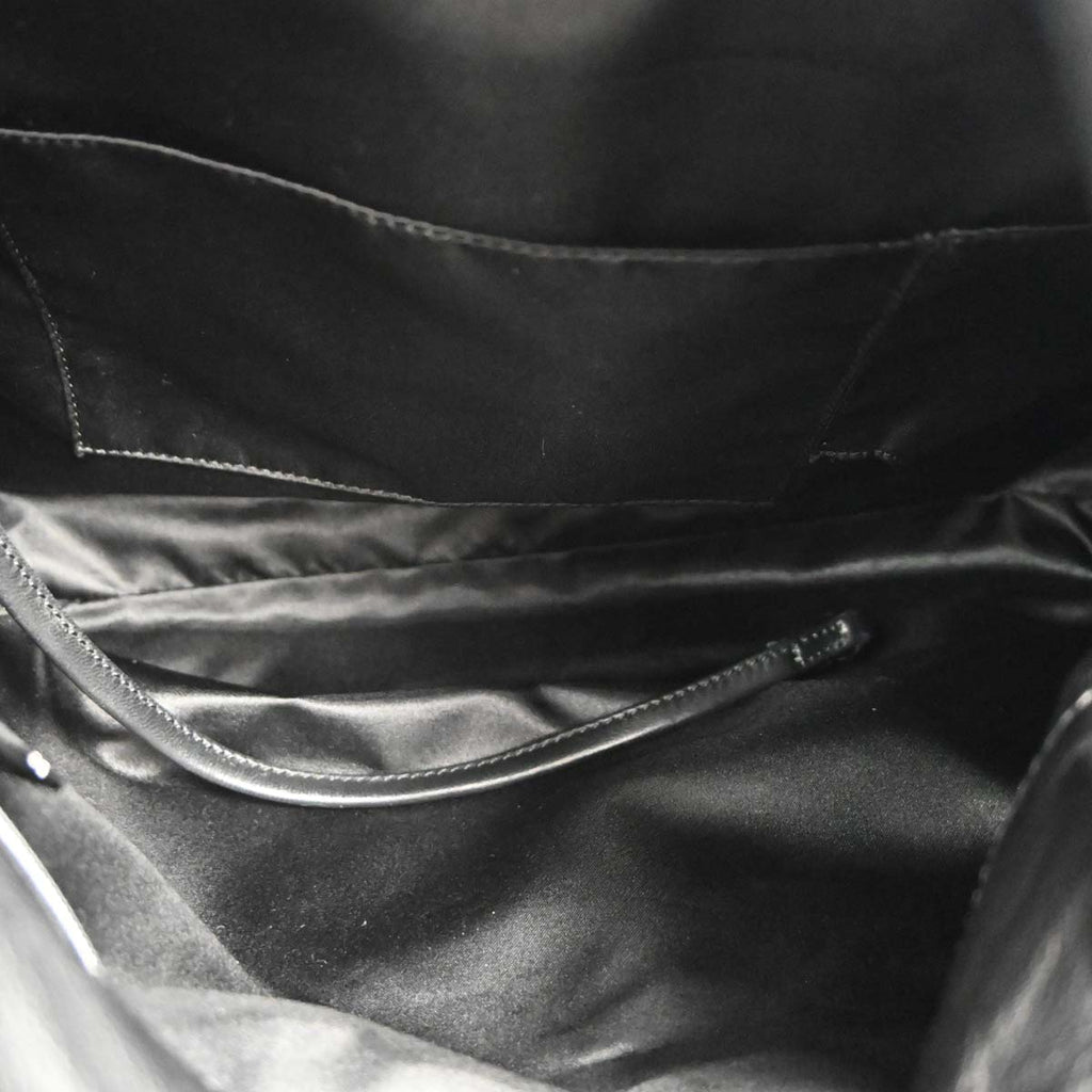 Chanel 2006-2008 Black Lambskin Chain Handbag