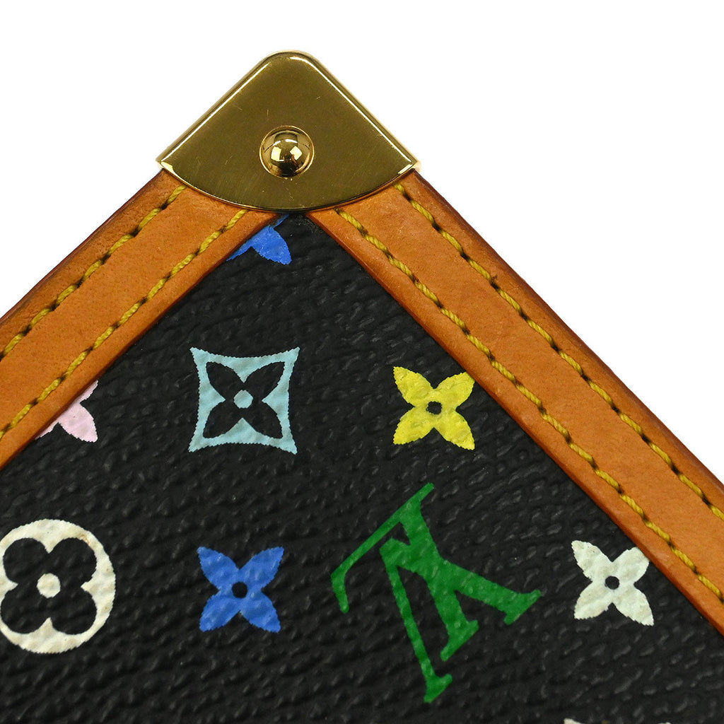 Louis Vuitton 2004 Multicolor Pochette Cles Coin Case Wallet M92654