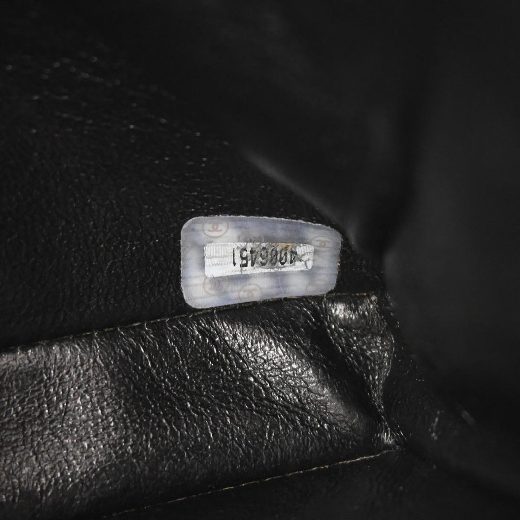 Chanel Black Lambskin Double Sided Flap Shoulder Bag
