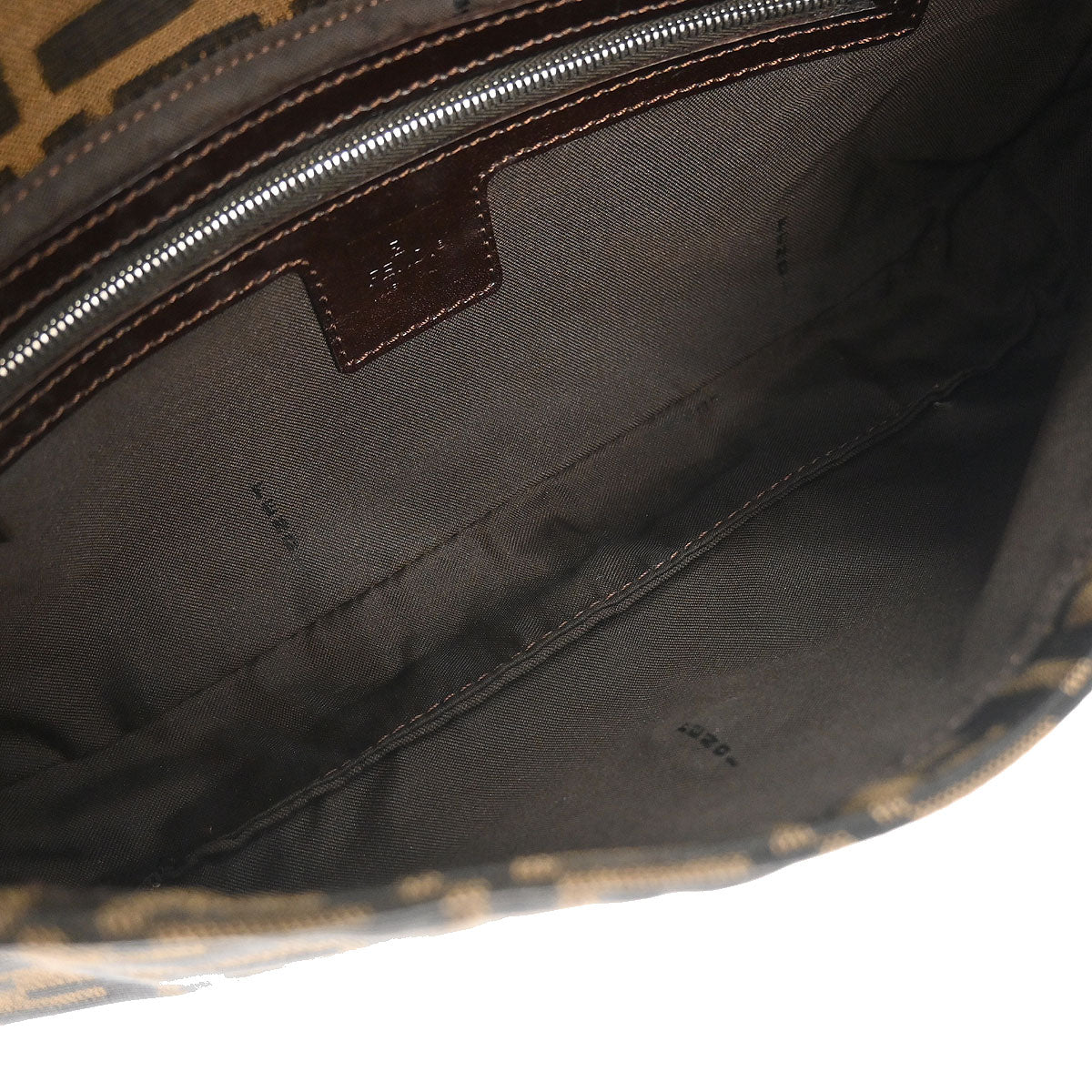 Fendi Brown Zucca Baguette Handbag