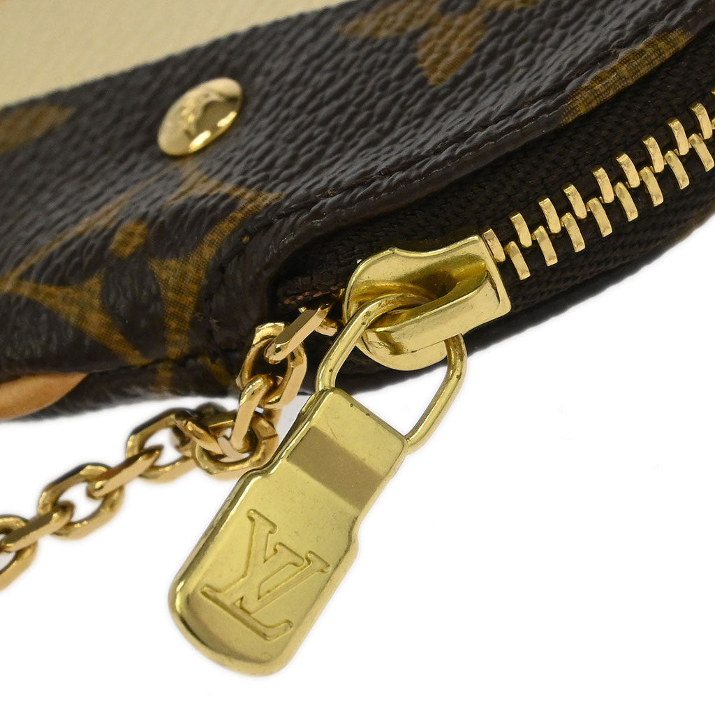 Louis Vuitton 2006 Monogram Groom Porte Monnaie Rond Coin Wallet M60037