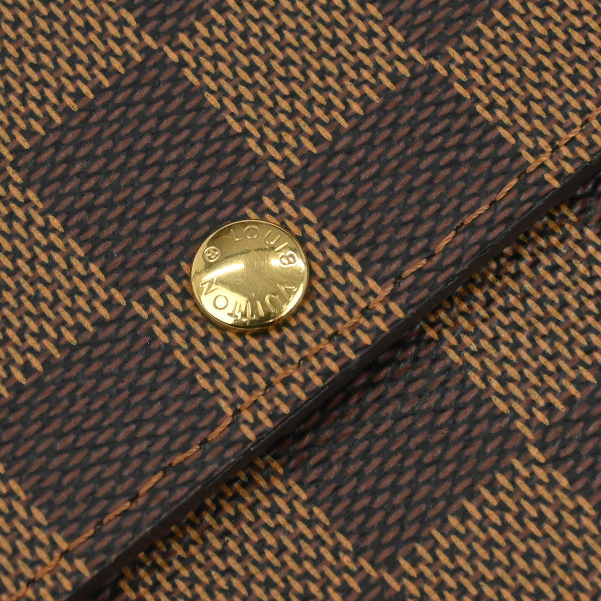 Louis Vuitton 2005 Damier Porte Monnaie Credit Wallet N61724