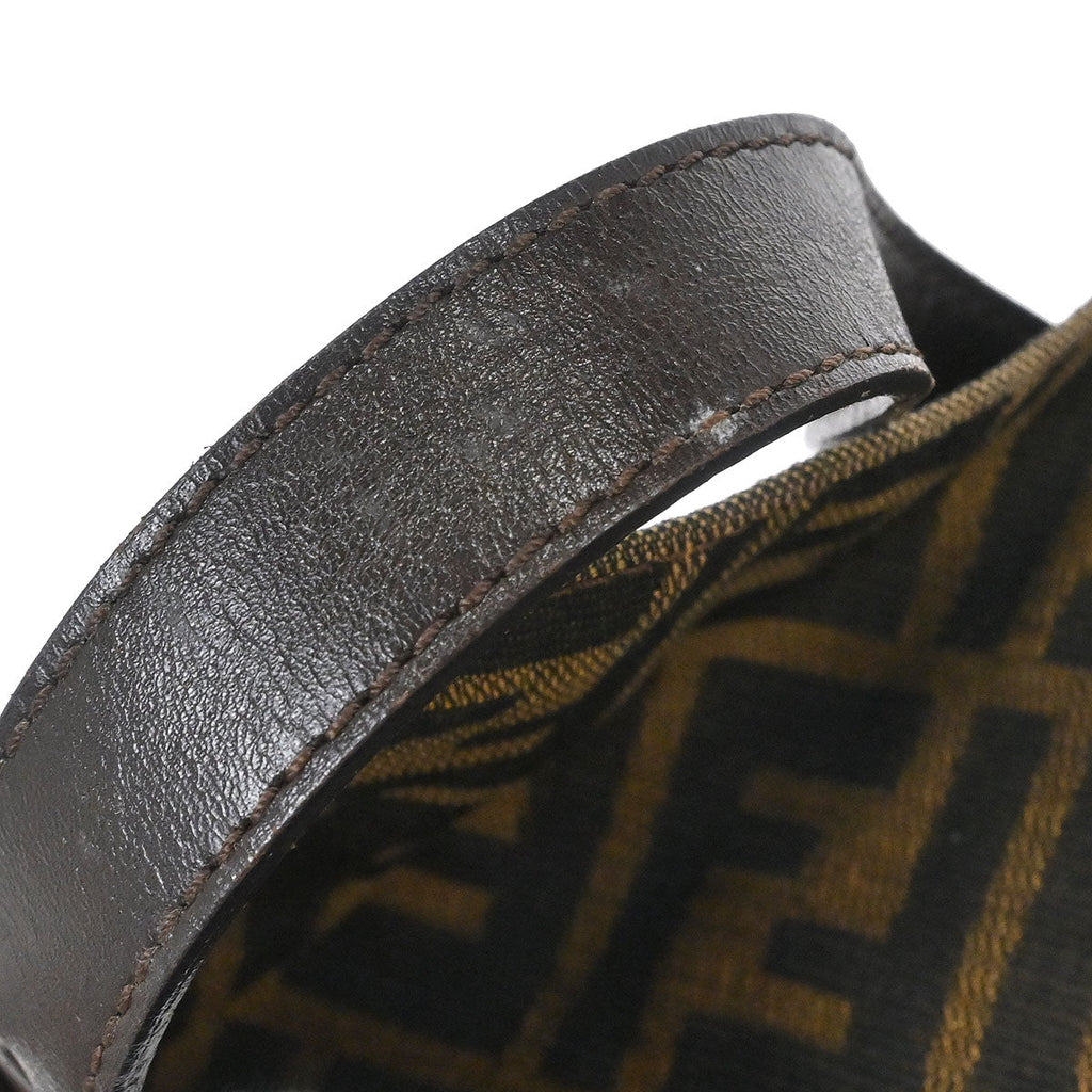 Fendi Brown Zucca Baguette Handbag