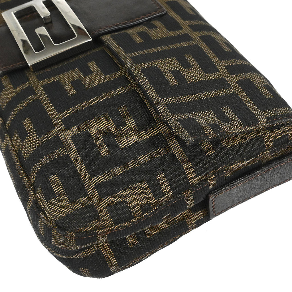 Fendi Brown Zucca Baguette Handbag