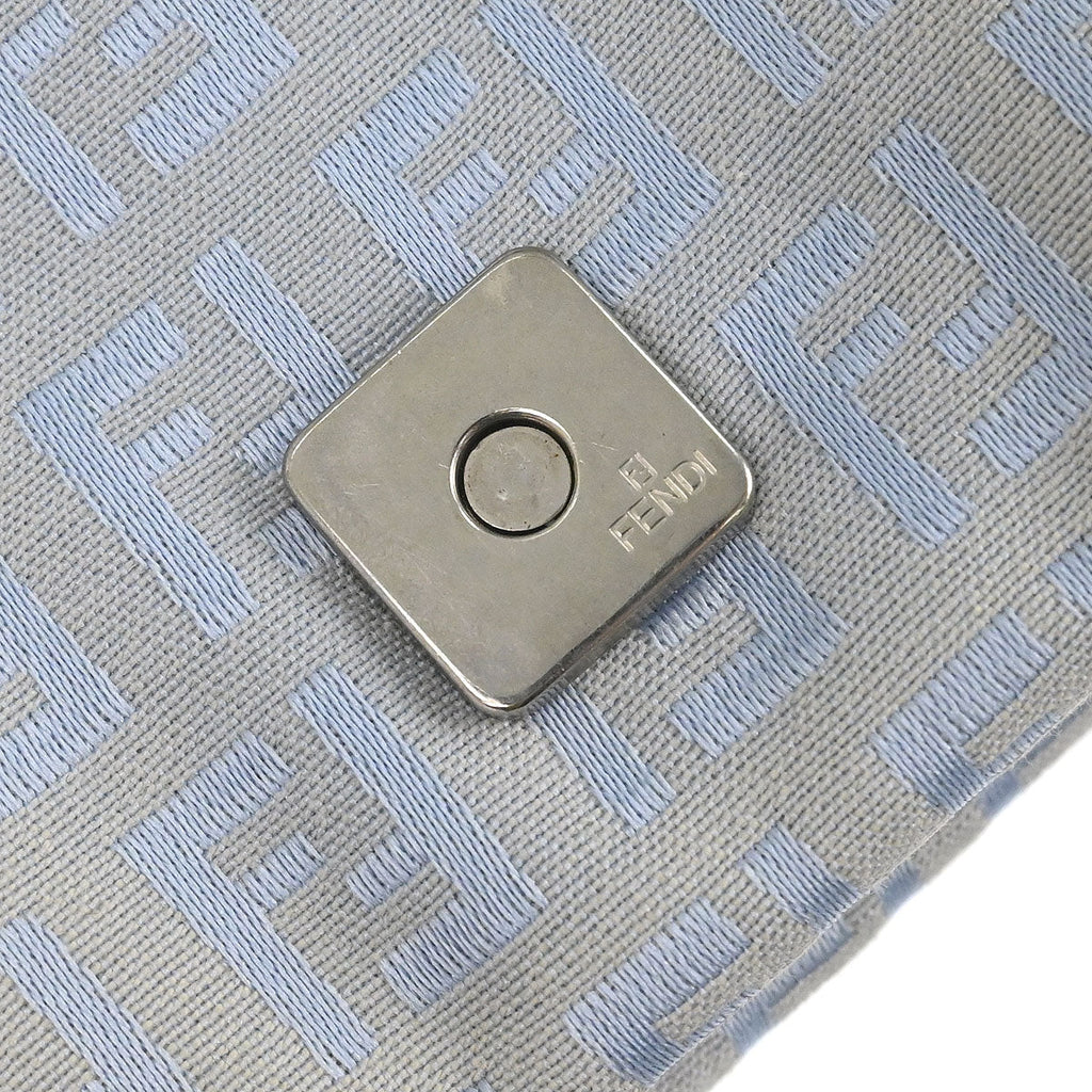 Fendi Light Blue Zucchino Handbag
