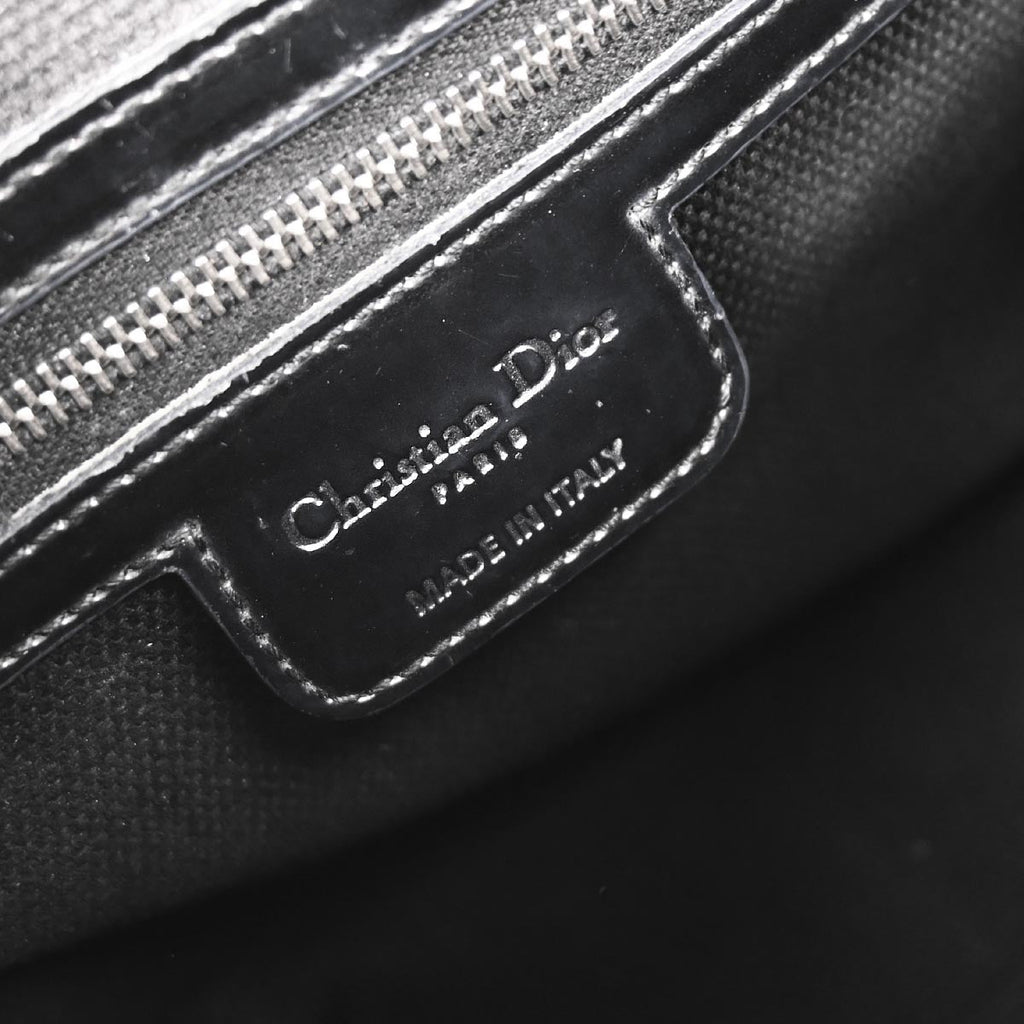 Christian Dior Black Patent leather Trotter Handbag