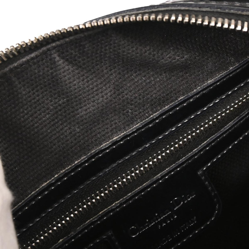 Christian Dior Black Patent leather Trotter Handbag