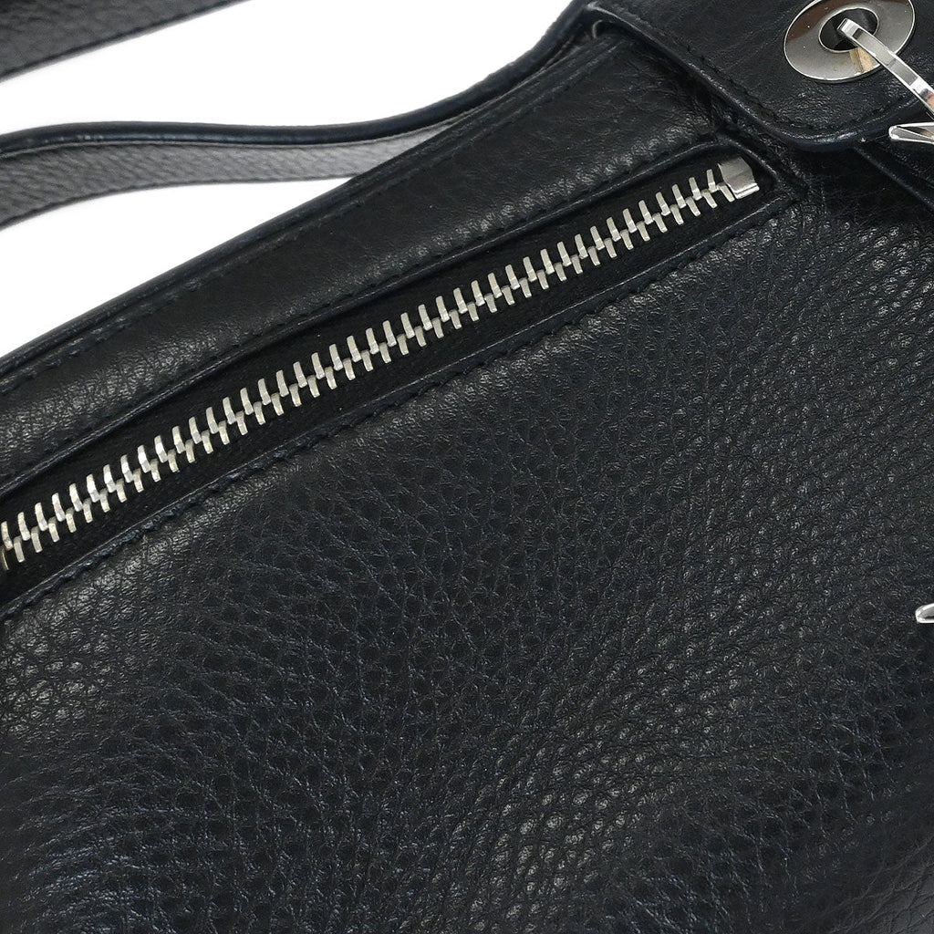 Christian Dior 2004 Black Leather Handbag