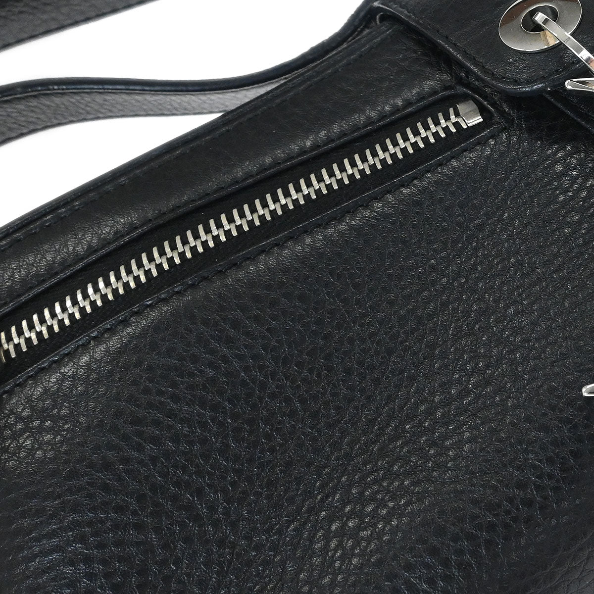 Christian Dior 2004 Black Leather Handbag