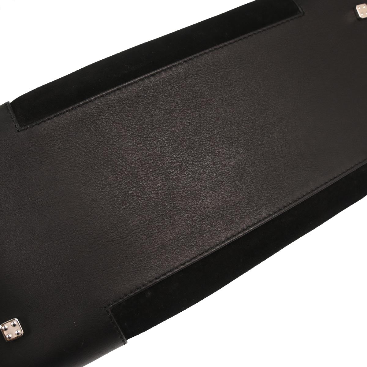 Loewe Black Suede Amazona 36 Handbag