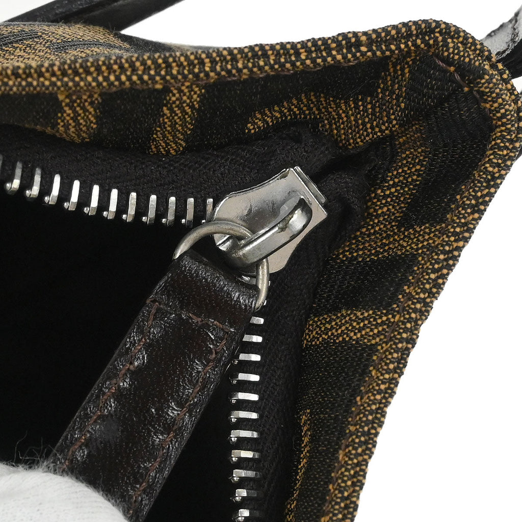 Fendi Brown Zucca Shoulder Bag