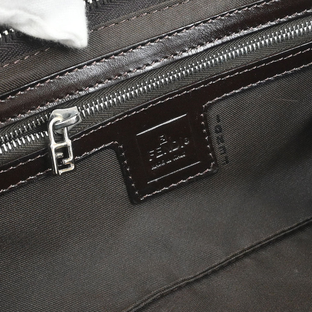 Fendi Brown Zucca Shoulder Bag
