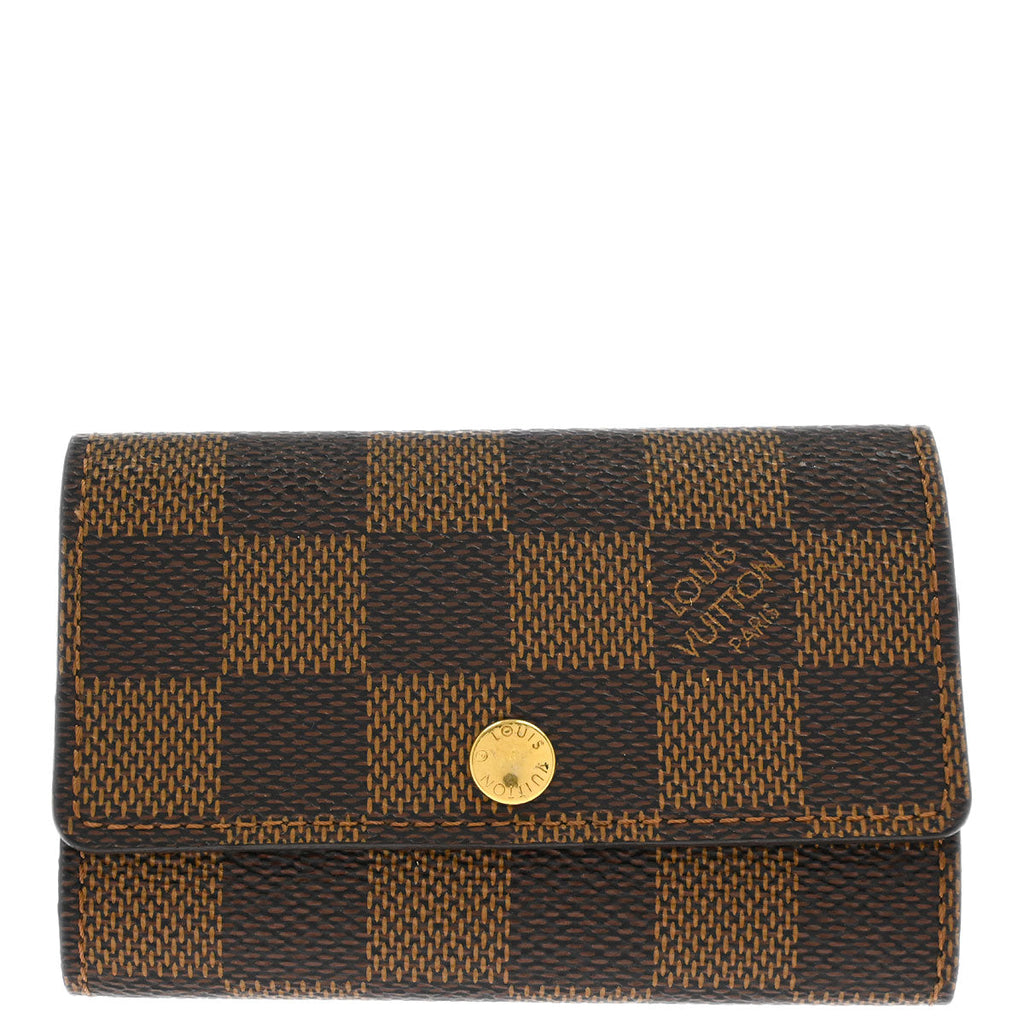 Louis Vuitton Damier Multicles 6 Key Case N62630 Small Good