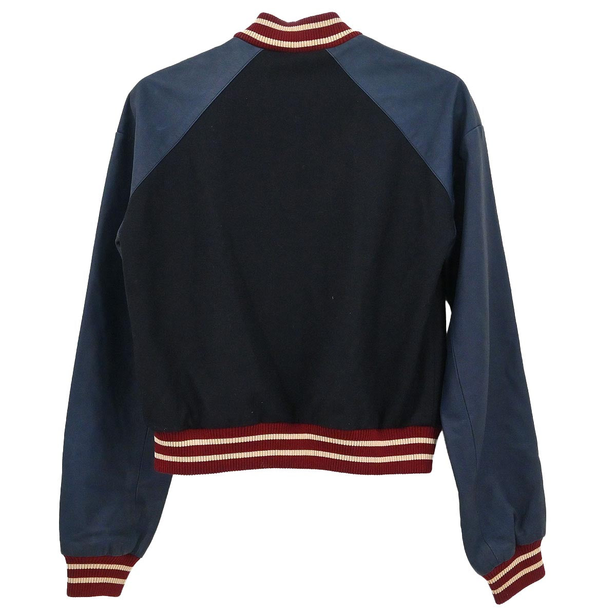 Chanel 2004 Sport Line Spring Letterman Bomber Jacket Navy #36