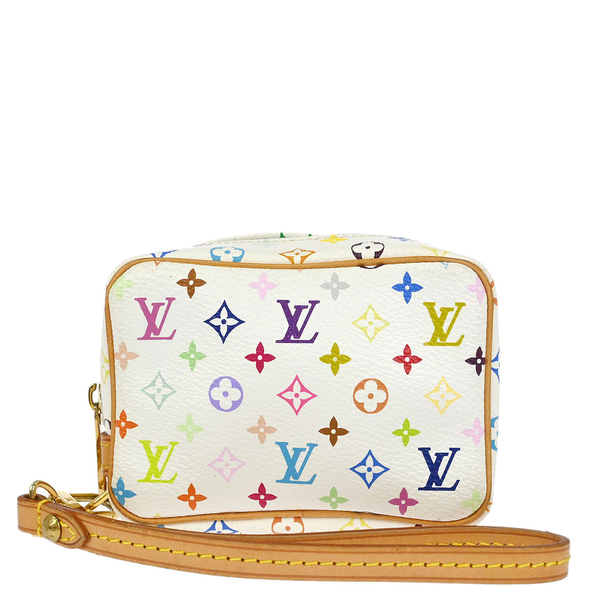 Louis Vuitton 2005 Monogram Multicolor Trousse Wapity Pouch Bag M58033