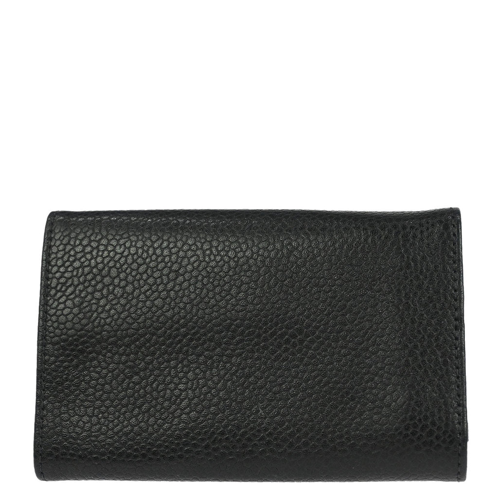 Chanel Black Caviar Skin Key Case Small Good