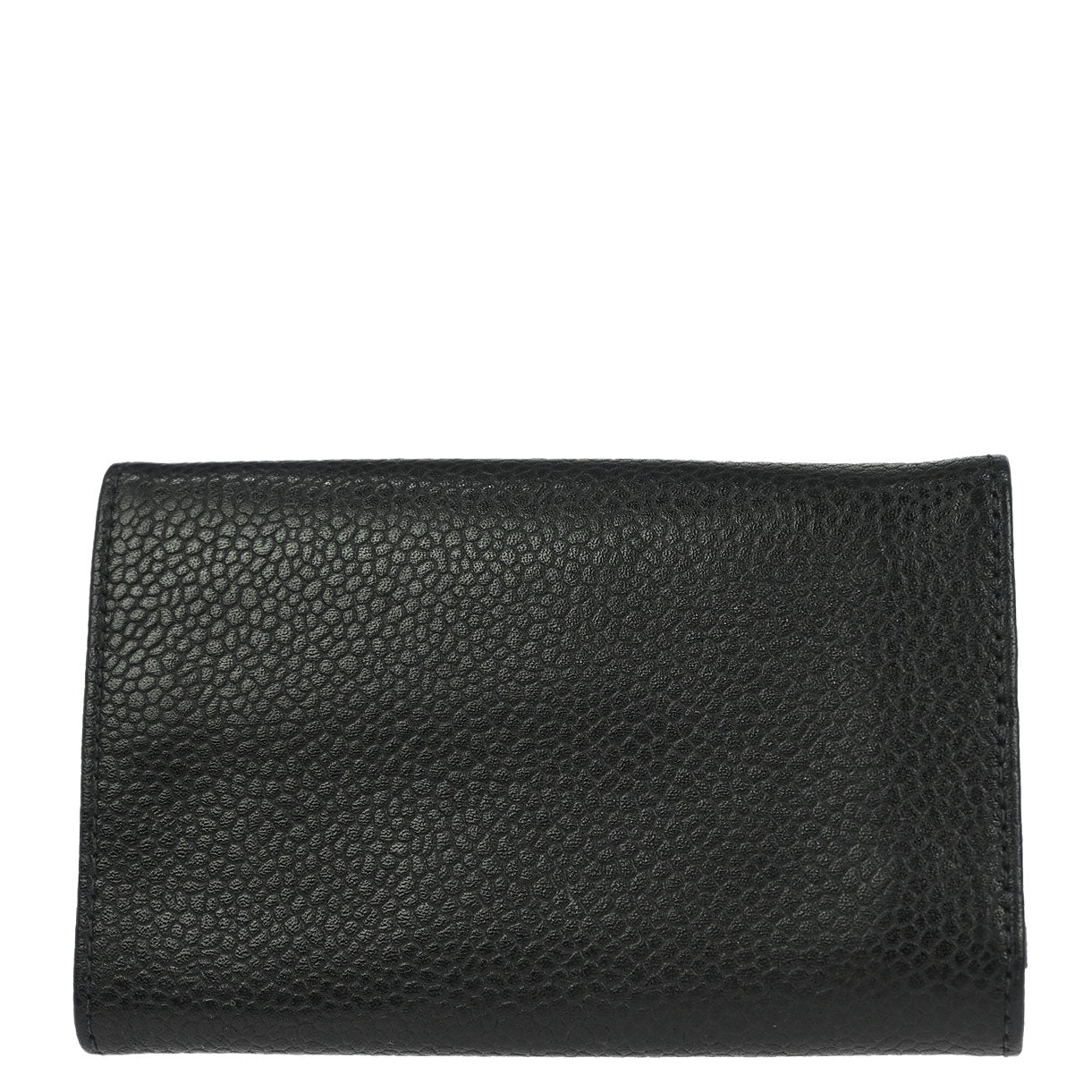 Chanel Black Caviar Skin Key Case Small Good