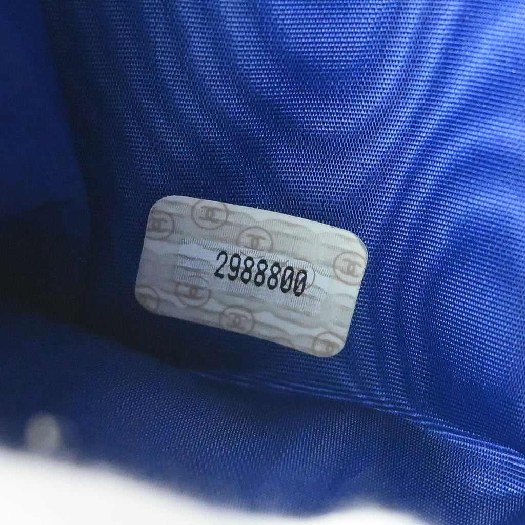 Chanel Blue Caviar Skin Coin Purse Wallet