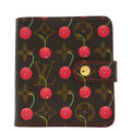 Louis Vuitton 2005 Monogram Cherry Compact Zip Wallet M95005