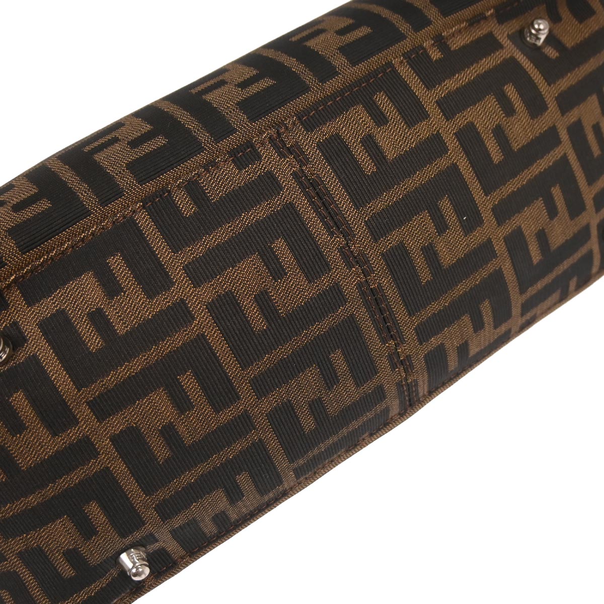 Fendi Brown Zucca Tote Handbag