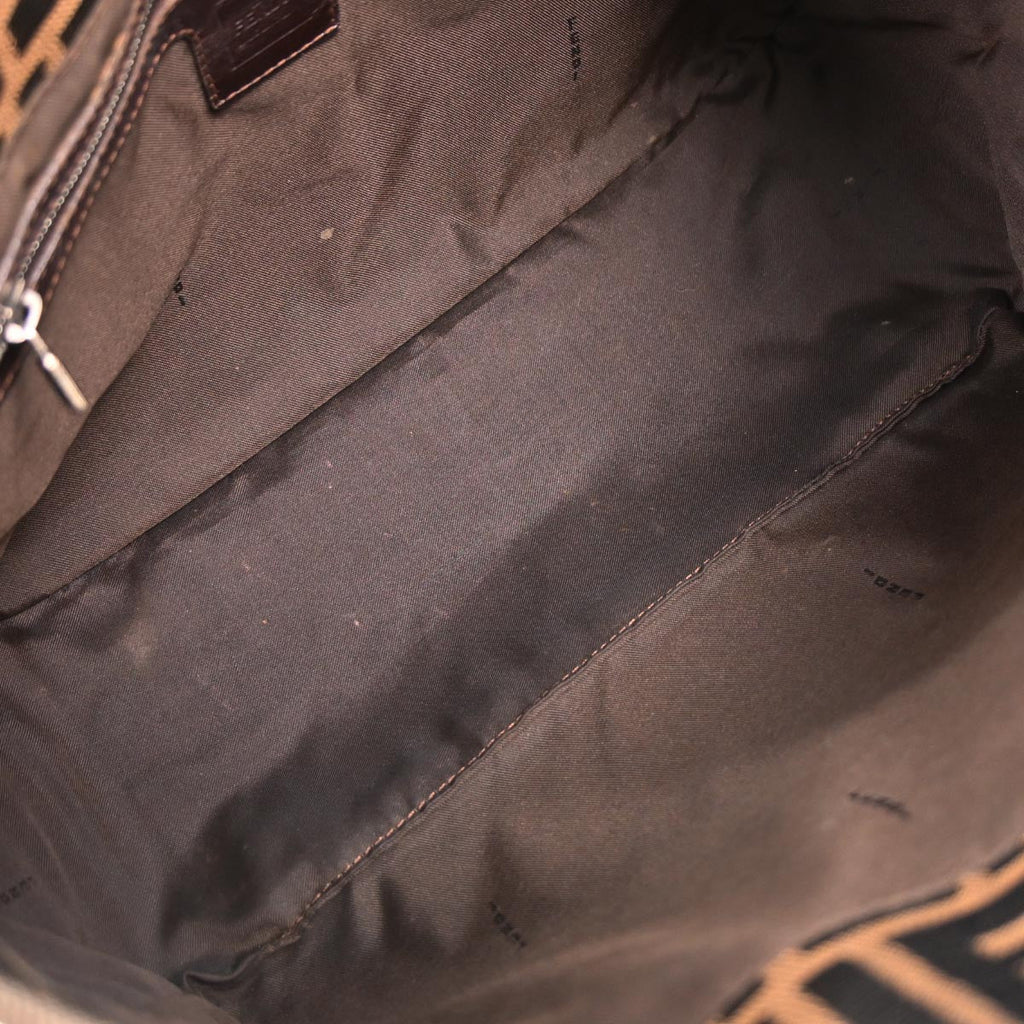 Fendi Brown Zucca Tote Handbag