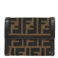 Fendi Brown Zucca Wallet Purse