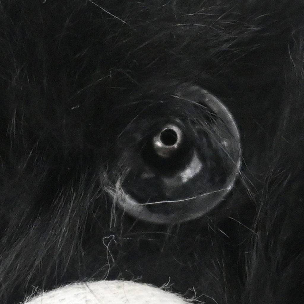 Chanel Black Lapin Fur Bracelet Bangle Wristband