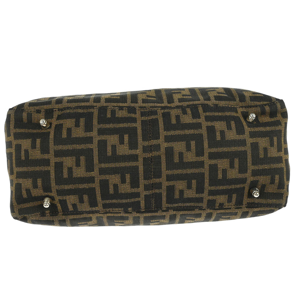 Fendi Brown Zucca Tote Handbag