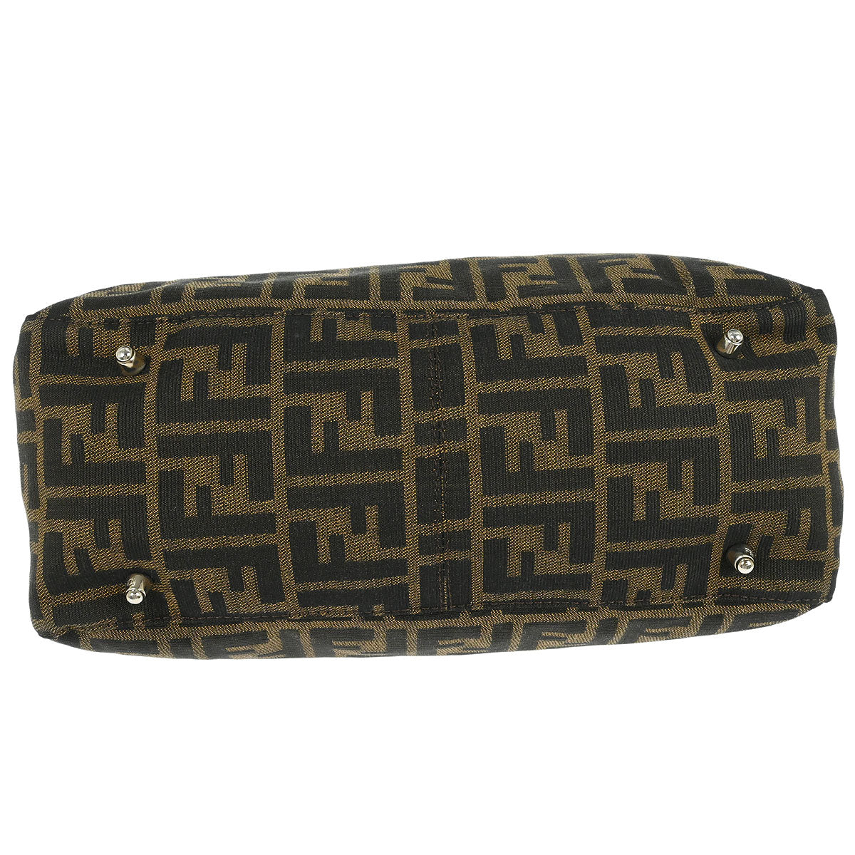 Fendi Brown Zucca Tote Handbag