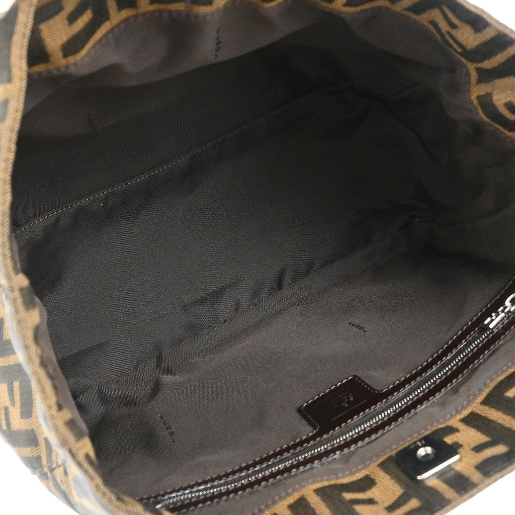 Fendi Brown Zucca Tote Handbag