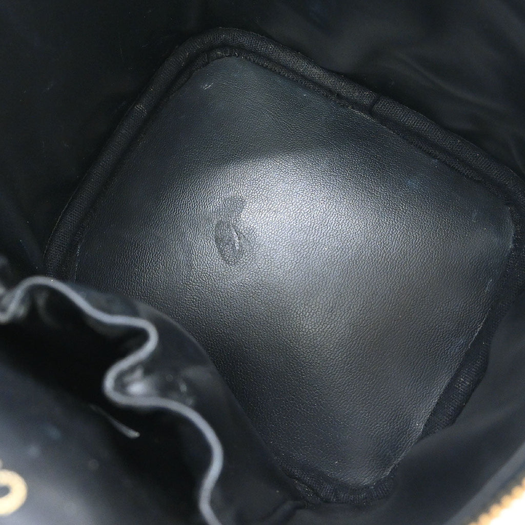 Chanel 2000-2002 Black Caviar Skin Timeless Vanity Handbag