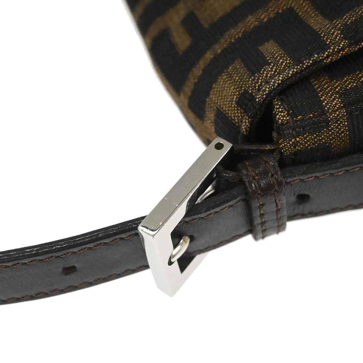 Fendi Brown Zucca Baguette Handbag