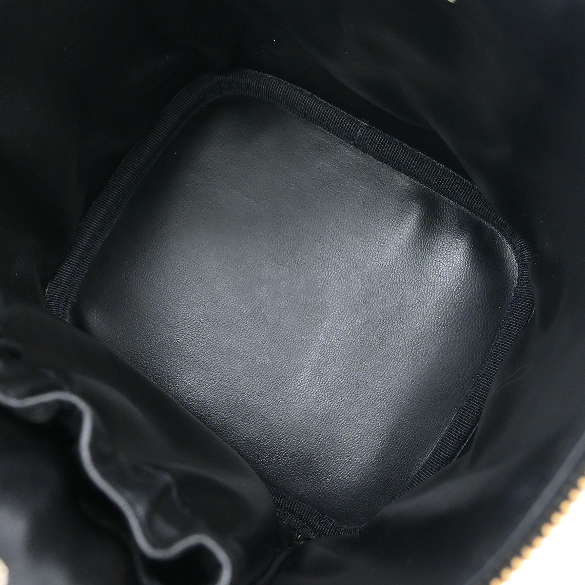 Chanel 2002-2003 Black Caviar Skin Timeless Vanity Handbag