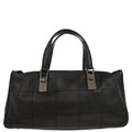 Chanel 2002-2003 Black Lambskin Choco Bar Handbag